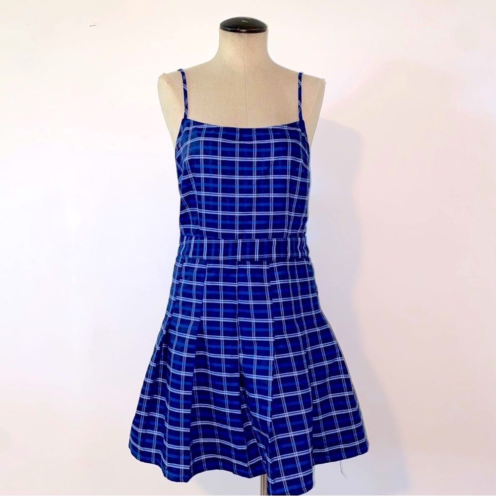 Plaid Schoolgirl Mini Dress